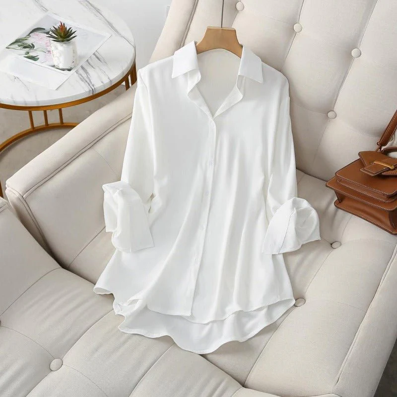 Ava Women's Blouse | Featherweight Linen, Elegant Design - Image 6