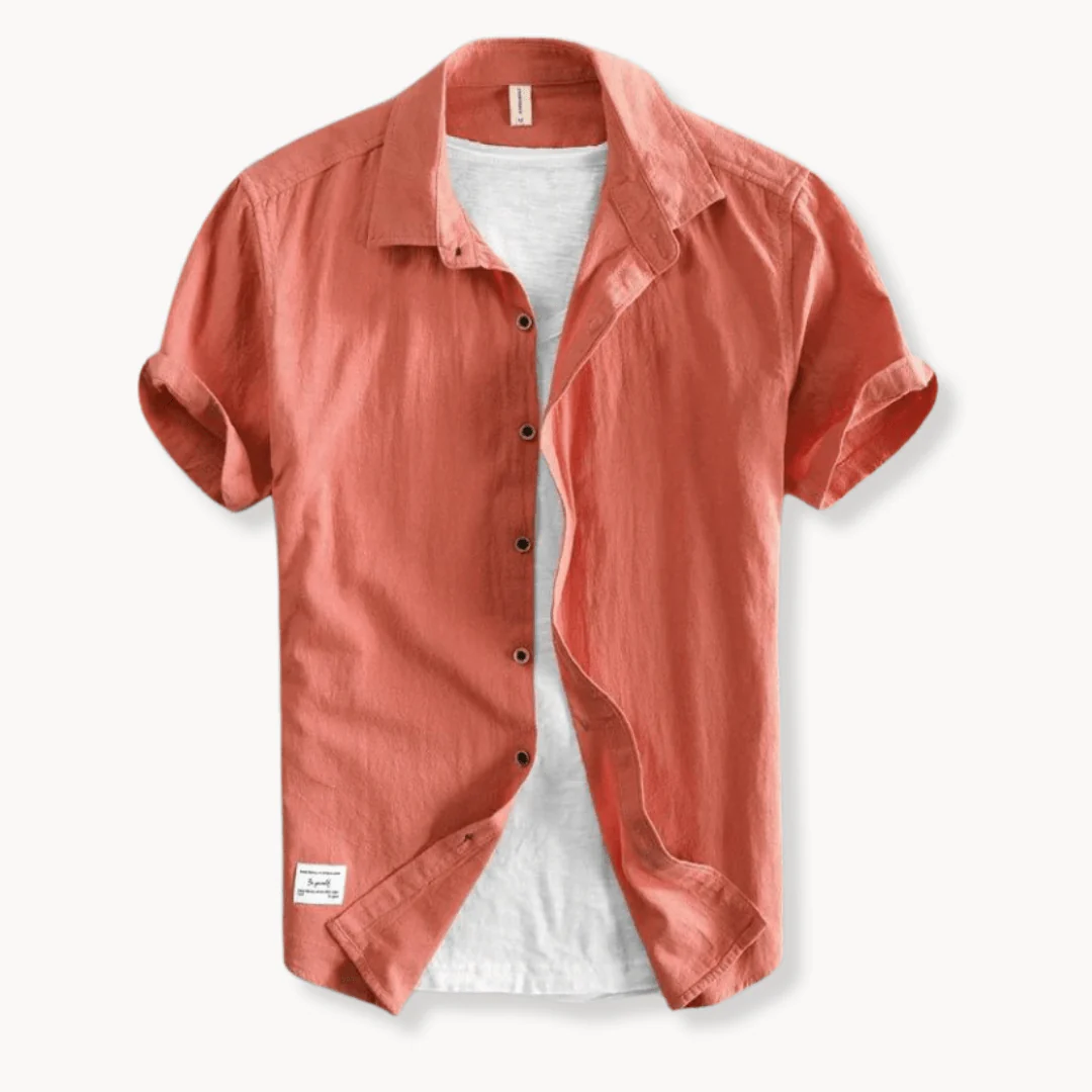 Avery Men's Shirt | Textured Cotton, Casual Fit - Image 12