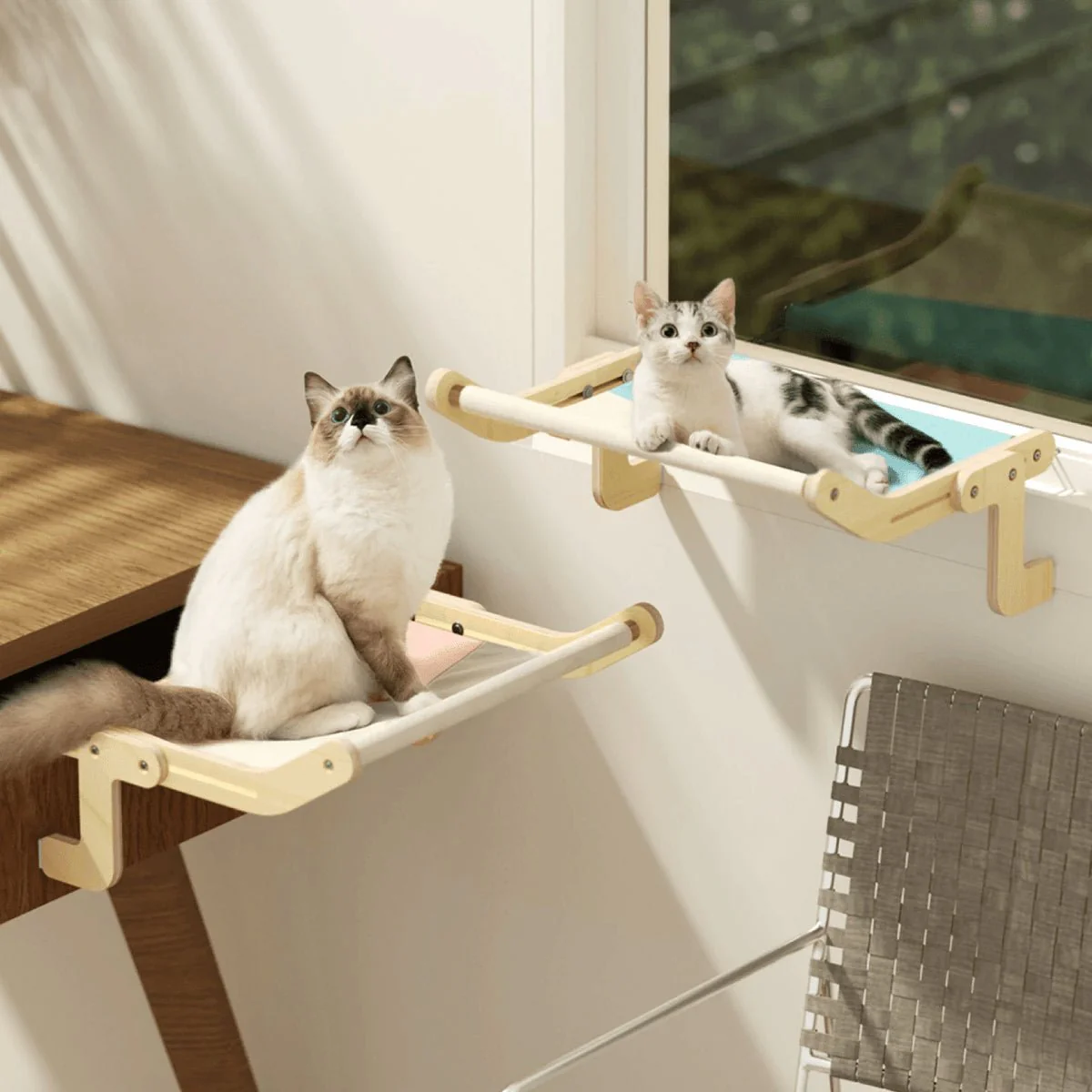 Calmora — Adjustable Cat Hammock Bed with Washable Canvas - Image 5