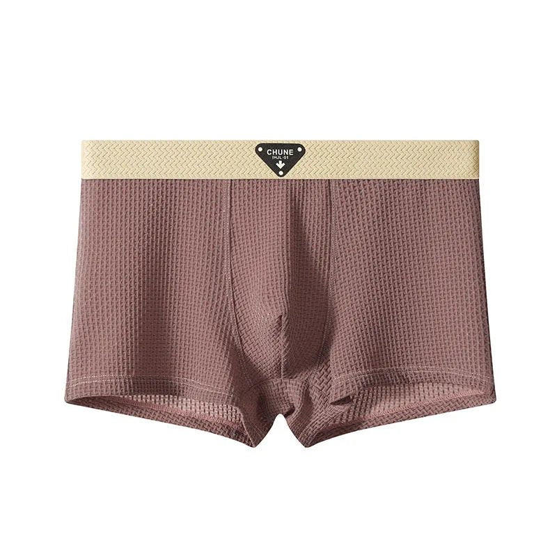 Cleo Men's Trunk Underwear | Cooling Gel Silk, Breathable Honeycomb Texture - Image 6