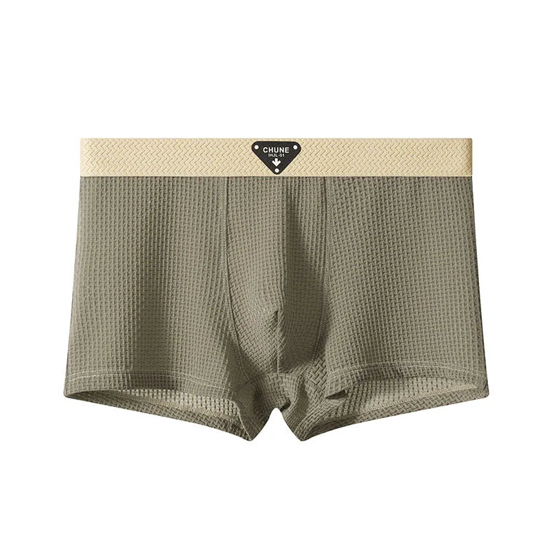 Cleo Men's Trunk Underwear | Cooling Gel Silk, Breathable Honeycomb Texture - Image 7