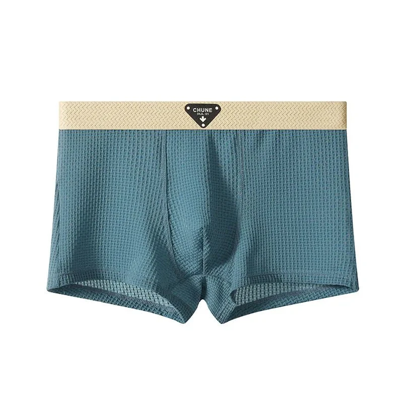 Cleo Men's Trunk Underwear | Cooling Gel Silk, Breathable Honeycomb Texture - Image 8