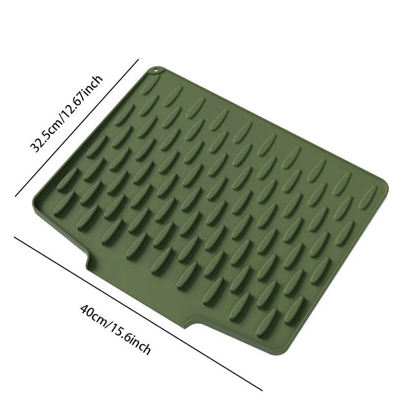 Dripease Kitchen Mat | Silicone, Fast Water Drainage, Heat-Resistant - Image 8