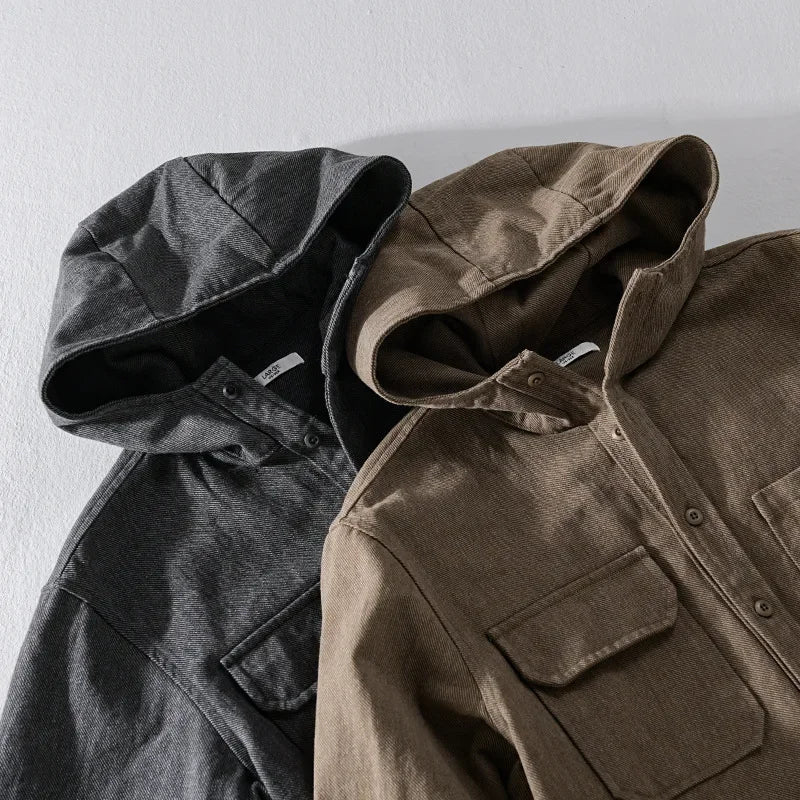 Haven Men's Hoodie | Heavyweight Cotton, Structured Hood - Image 3