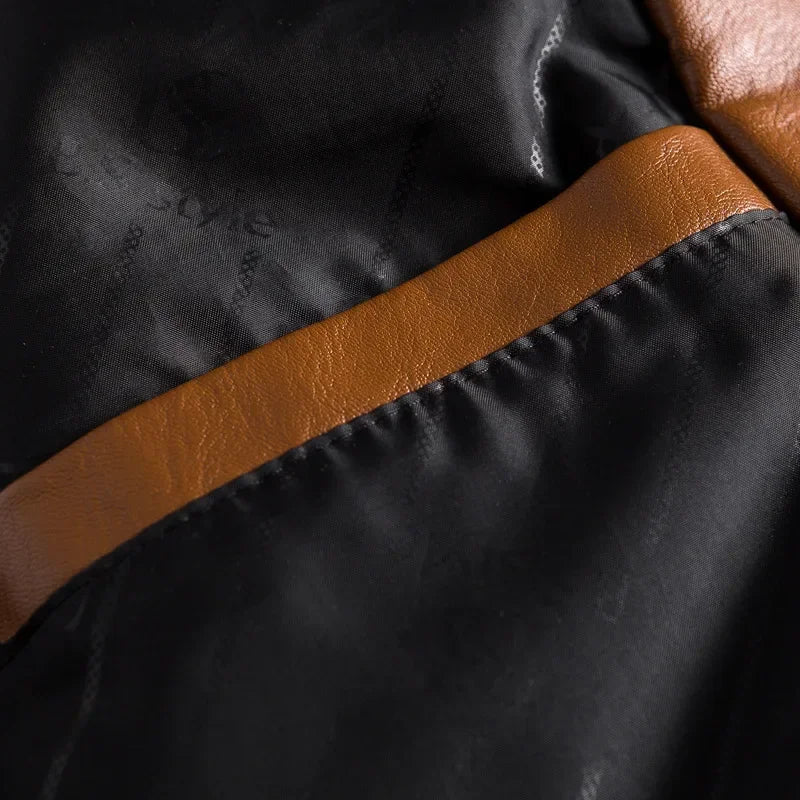Jaden Men's Leather Jacket | Tailored Fit, Premium Quality - Image 6