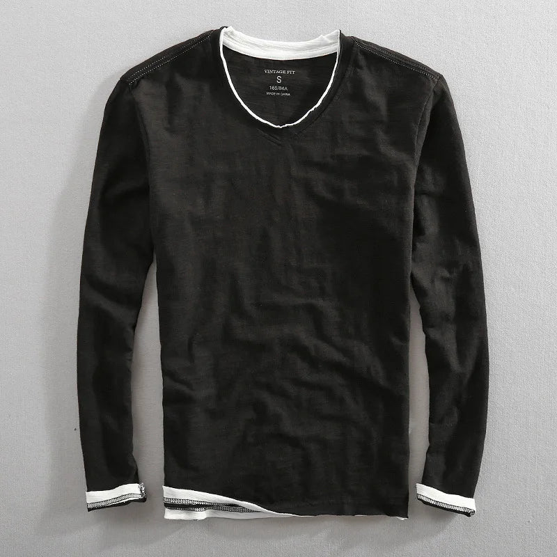 Liora Men's V-Neck T-Shirt | Soft Cotton - Image 8