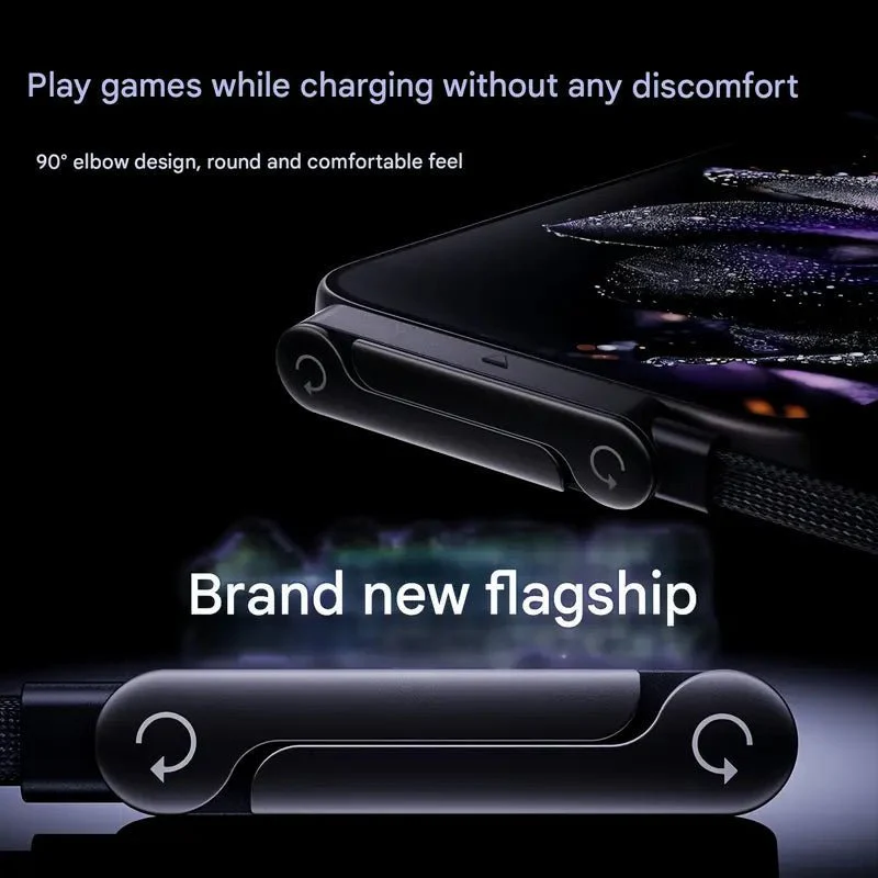 Lovi USB C Charger Cable | 240W Fast Charging, Adjustable Viewing Angle - Image 3