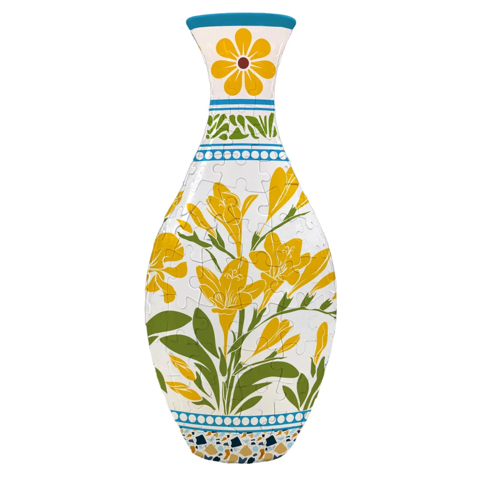3D Mosaic Puzzle Vase | DIY Puzzle , Eco-Friendly - Image 13