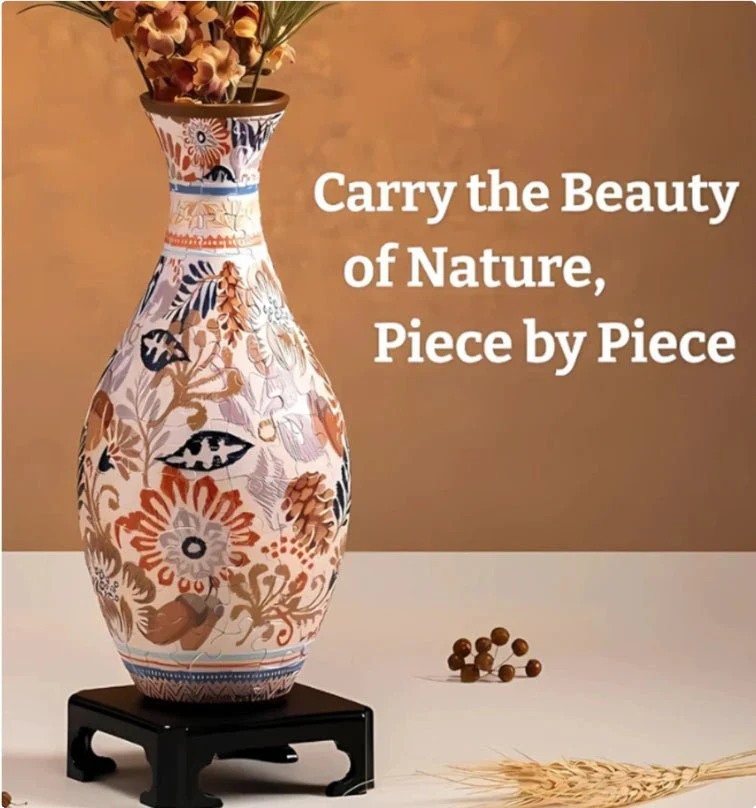 3D Mosaic Puzzle Vase | DIY Puzzle , Eco-Friendly - Image 4