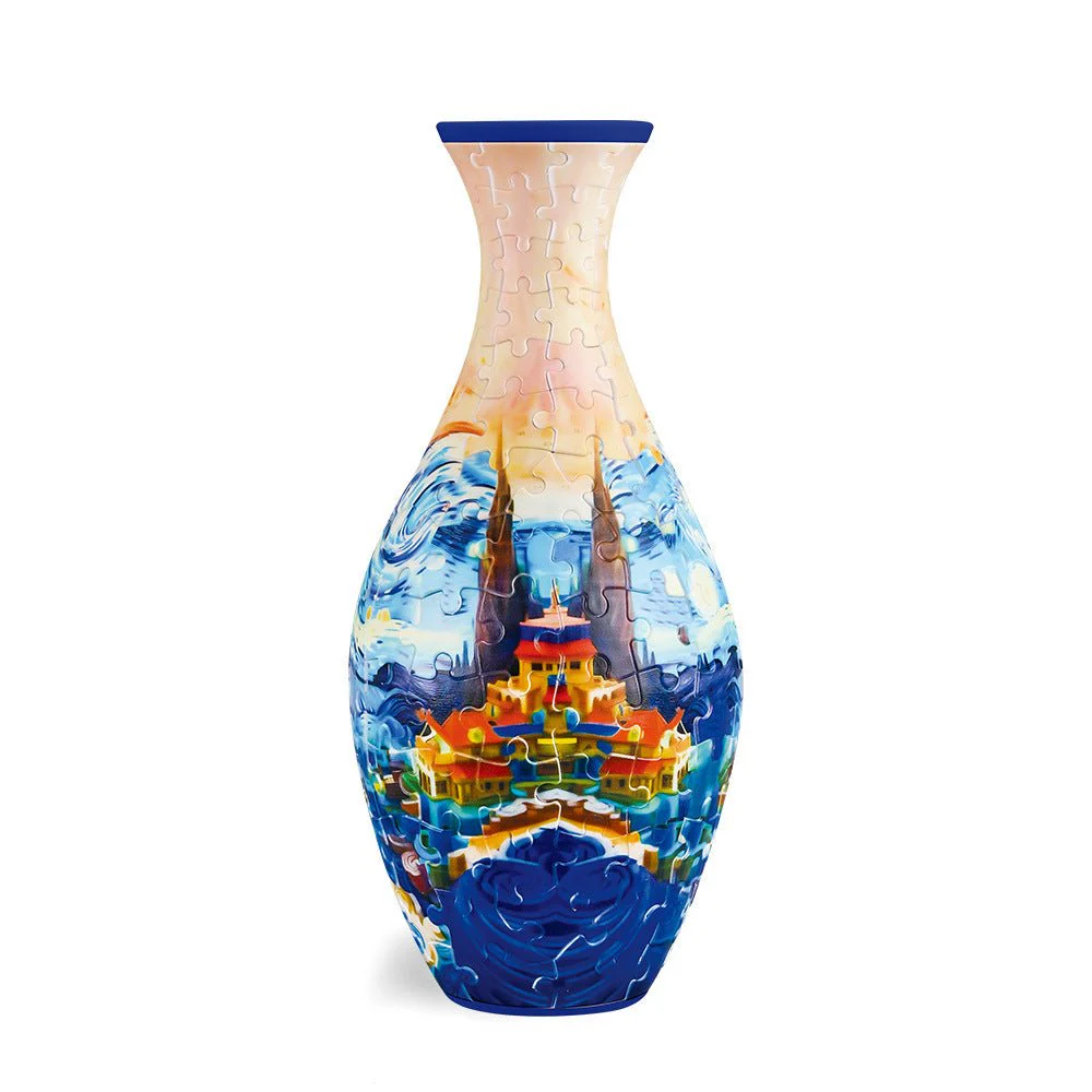 3D Mosaic Puzzle Vase | DIY Puzzle , Eco-Friendly - Image 9