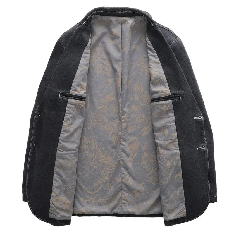 Nora's Denim Jacket | Vintage-Inspired, Premium Dark-Wash Denim - Image 4