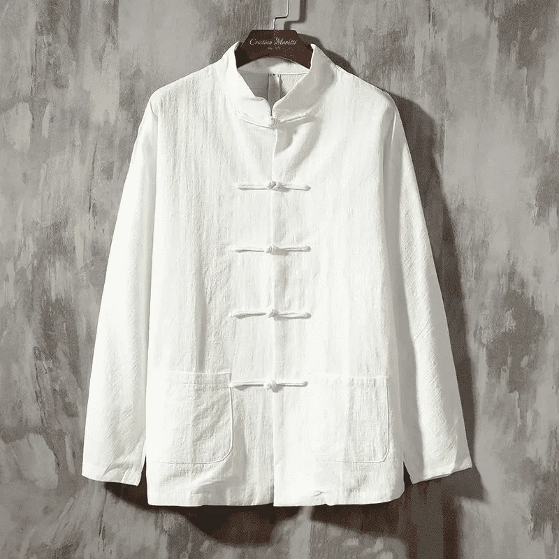 Rin Men's Shirt | Premium Hemp, Japanese-Inspired Design - Image 4