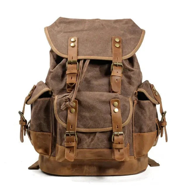 Rover Travel Backpack | Durable Waxed Canvas, Water-Resistant - Image 10