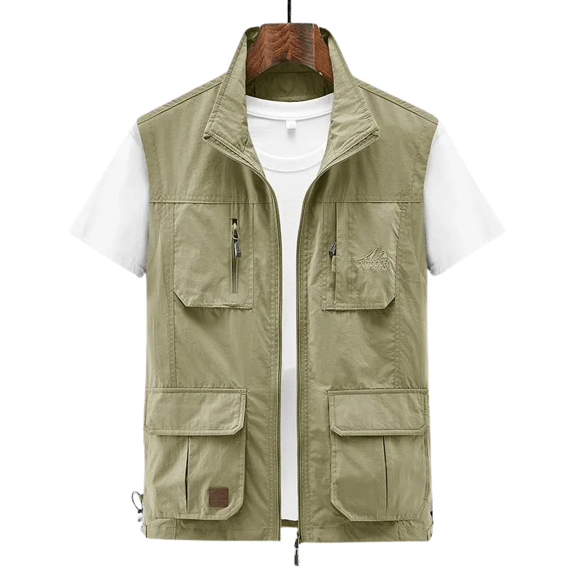 Rylan Men's Outdoor Vest | Durable Fabric, Multi-Pocket Design - Image 10