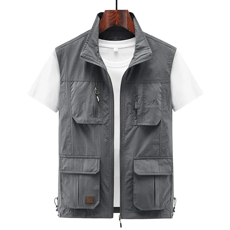 Rylan Men's Outdoor Vest | Durable Fabric, Multi-Pocket Design - Image 11