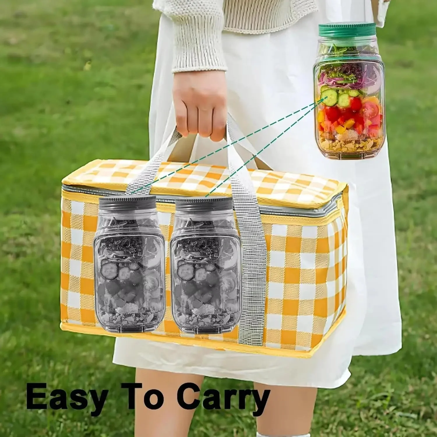 Savor Salad Pod | Leakproof Food Storage Container for Fresh Fruits and Vegetables - Image 6