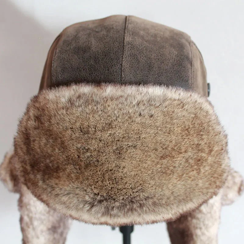 Siberian Trooper Winter Hat | Plush Synthetic Fur, Ear Flap Design - Image 5