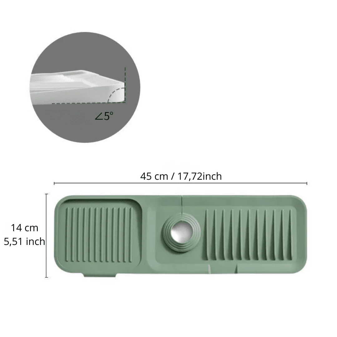 Silo Dish Drying Mat | Soft Silicone, Self-Draining Design - Image 10