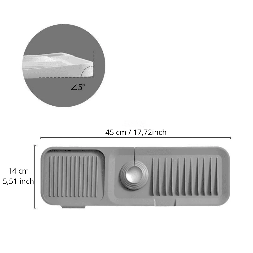 Silo Dish Drying Mat | Soft Silicone, Self-Draining Design - Image 12