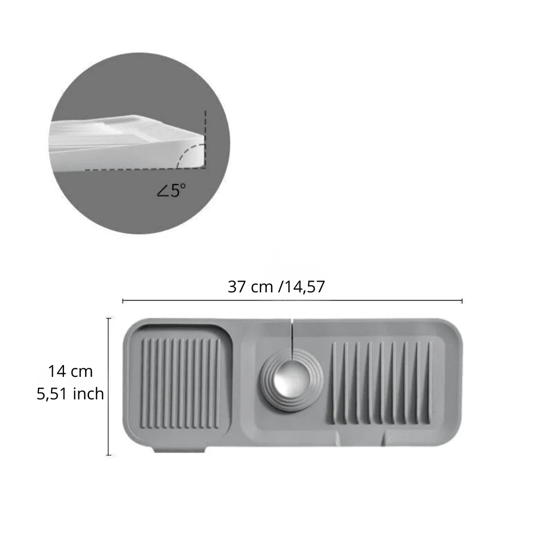 Silo Dish Drying Mat | Soft Silicone, Self-Draining Design - Image 13