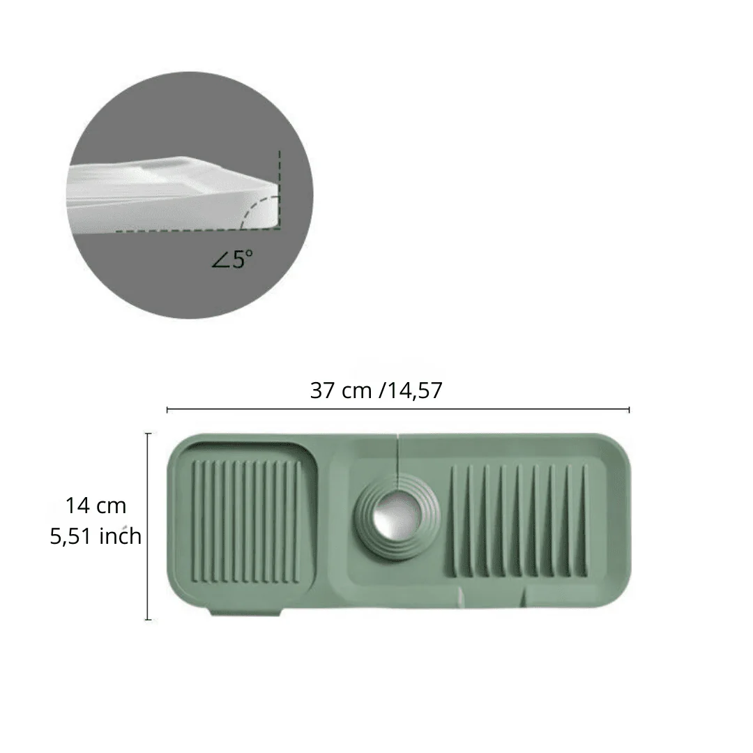 Silo Dish Drying Mat | Soft Silicone, Self-Draining Design - Image 14