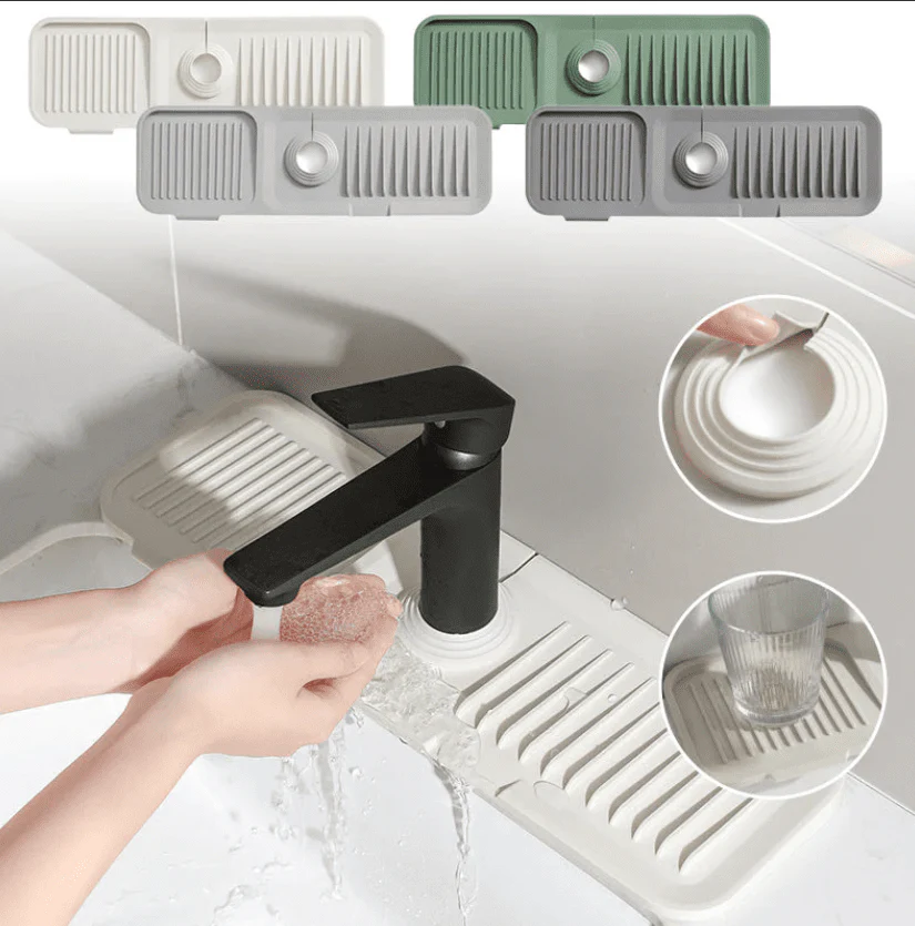 Silo Dish Drying Mat | Soft Silicone, Self-Draining Design - Image 9