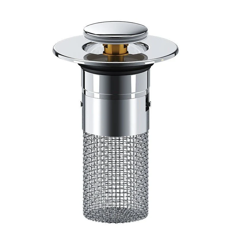 Sink Drain Stopper | Pop-Up Press Bounce | Stainless Steel Hair Catcher - Image 4