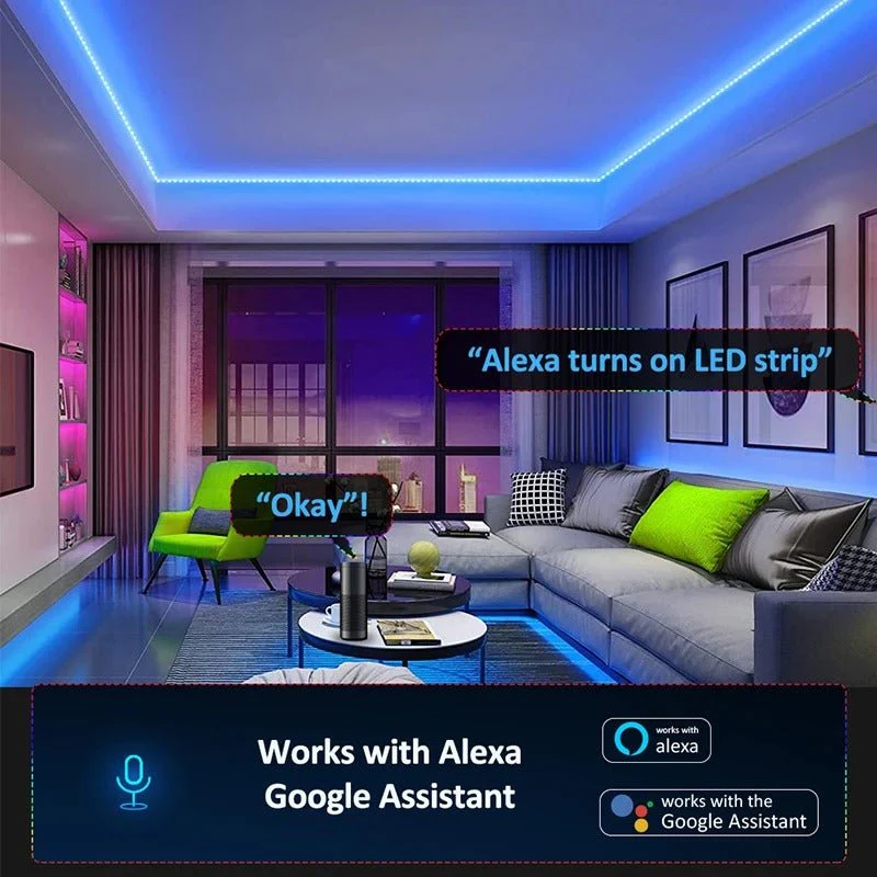 Sleek LED Strip Lights | Flexible, Waterproof, Music-Responsive - Image 8
