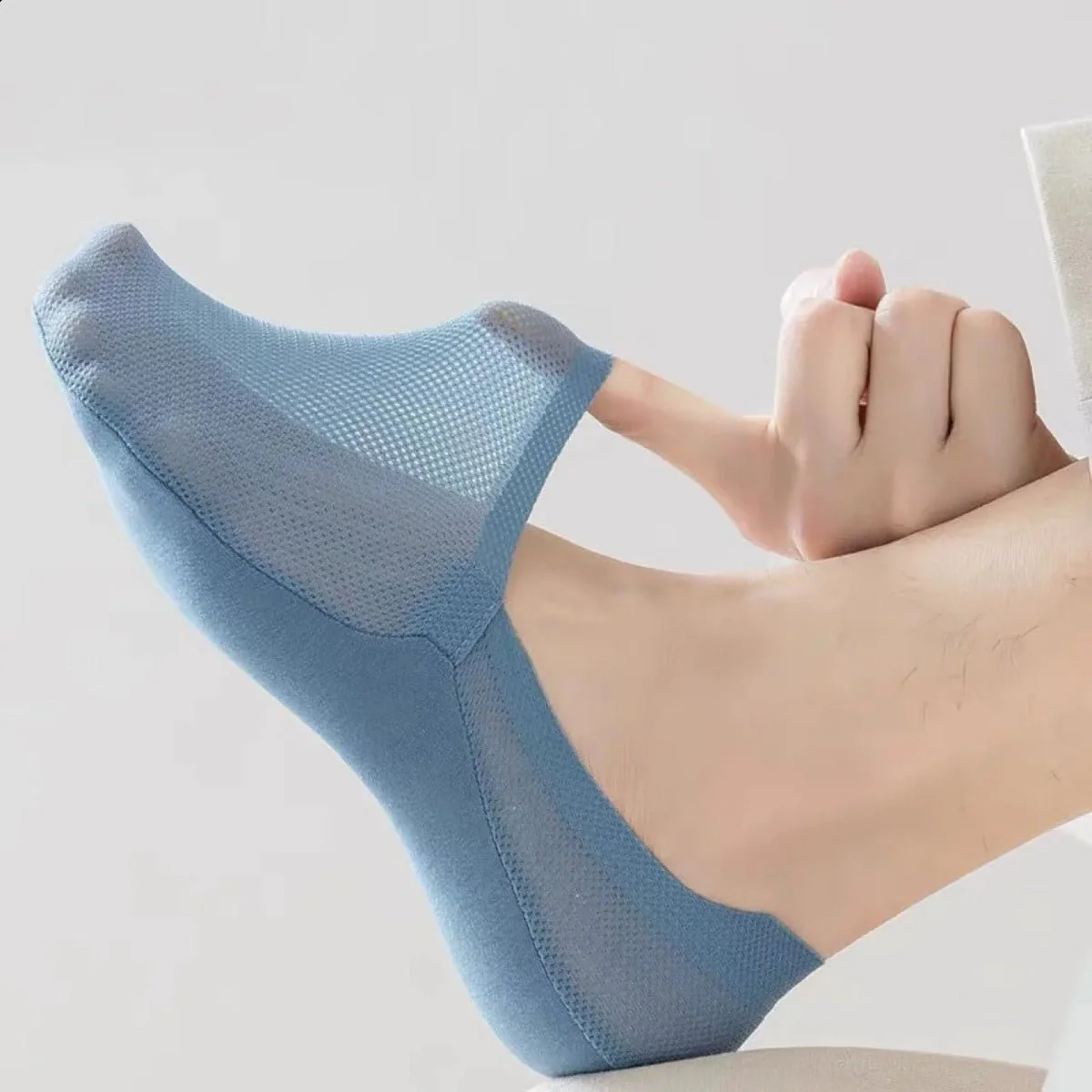Sleek Unisex No-Show Socks | Breathable Ice-Silk Comfort - Image 16