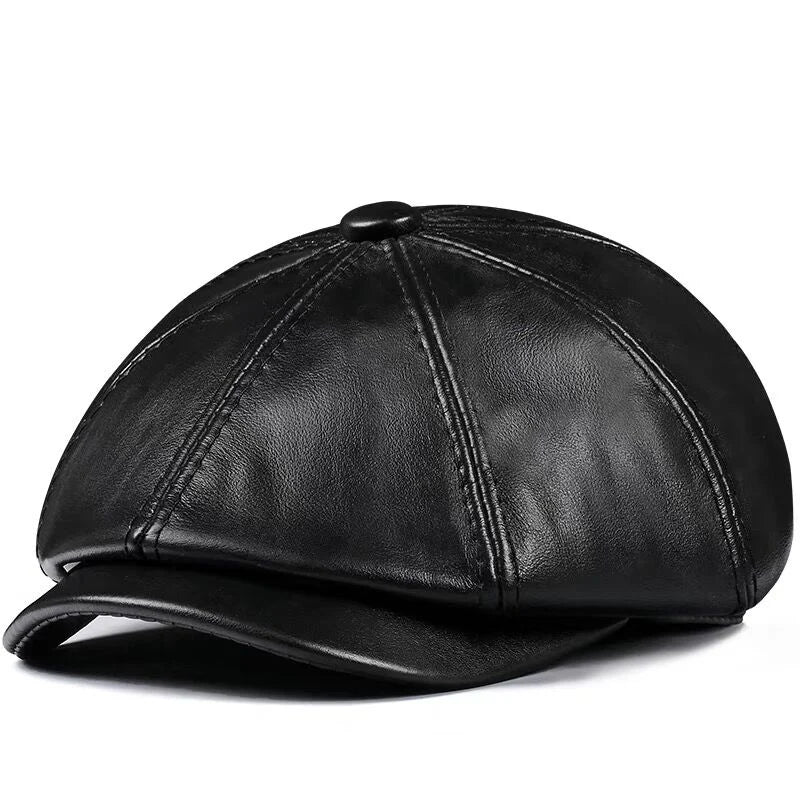 "The Timeless Gatsby" Leather Cap - Image 10