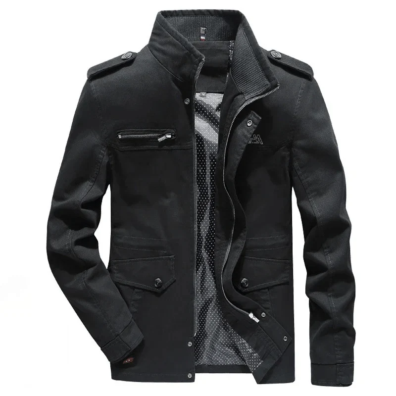 Tovren Men's Jacket | Lightweight Cotton with Secure Pockets - Image 7