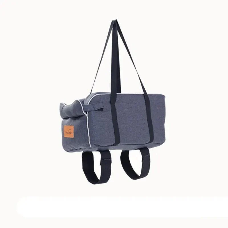 Foldable Pet Car Seat for Small Pets with Secure Console Fit - Image 19
