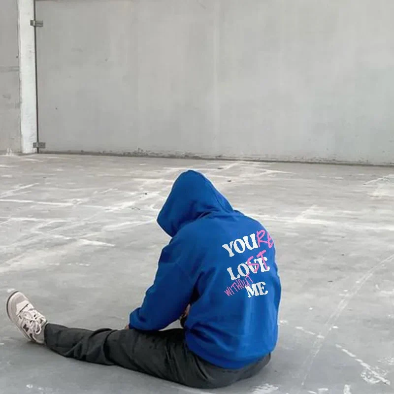 Yonder Hoodie | Casual Letter Print, Comfortable Loose Fit - Image 6